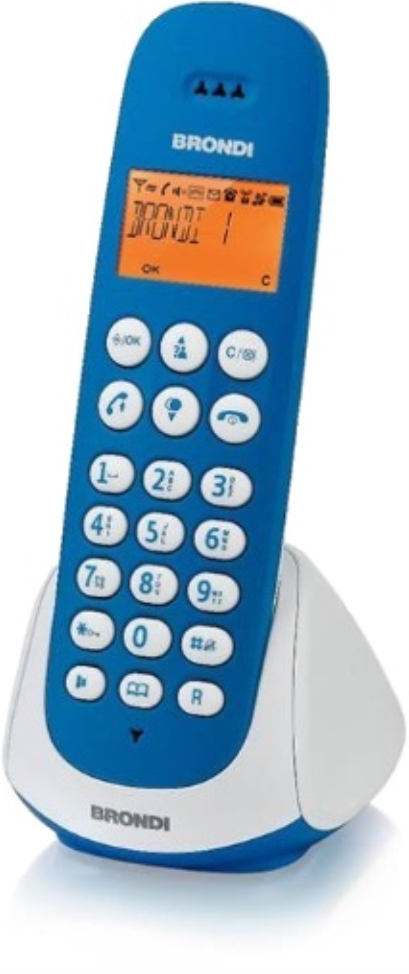 BROTHER Telefono fisso cordless Brondi Adara azzurro